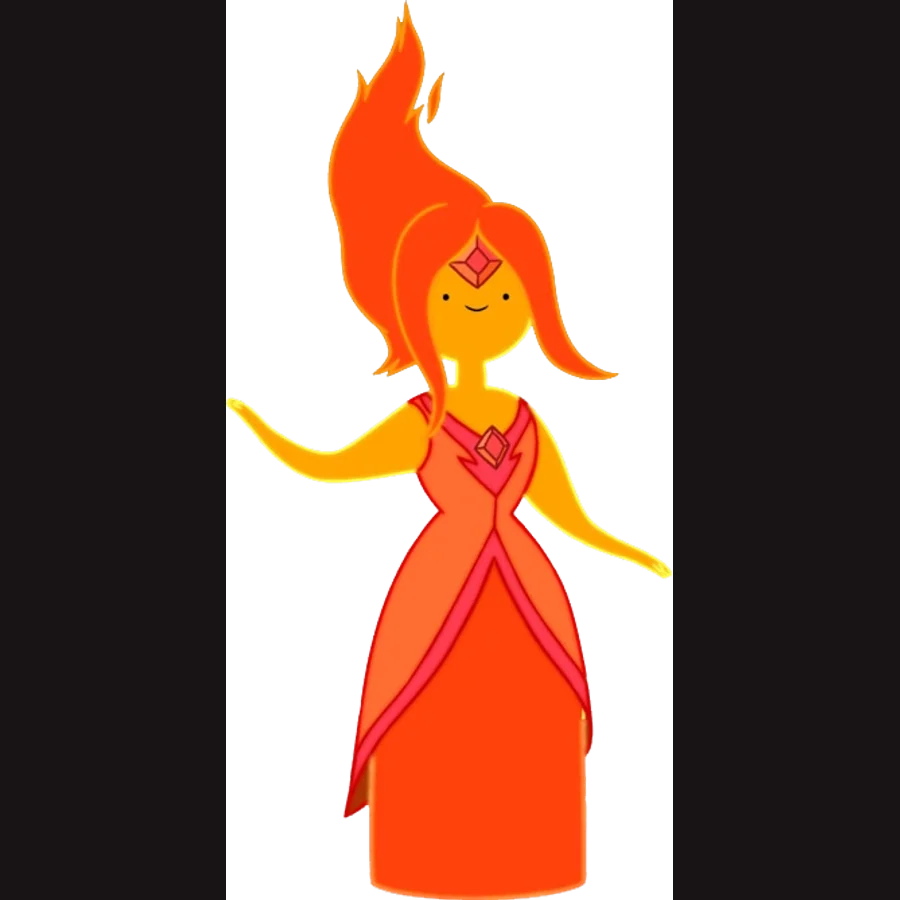 Flame Princess — Adventure Time character artwork
