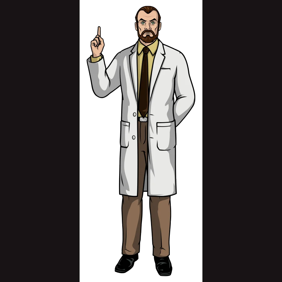 Algernop Krieger — Archer character artwork