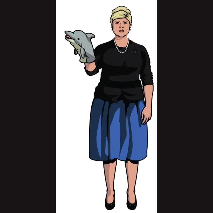 Pam Poovey — Archer character artwork