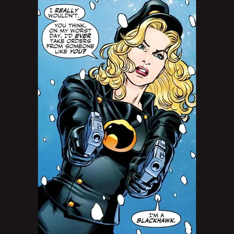 Lady Blackhawk — DC — Birds of Prey character artwork