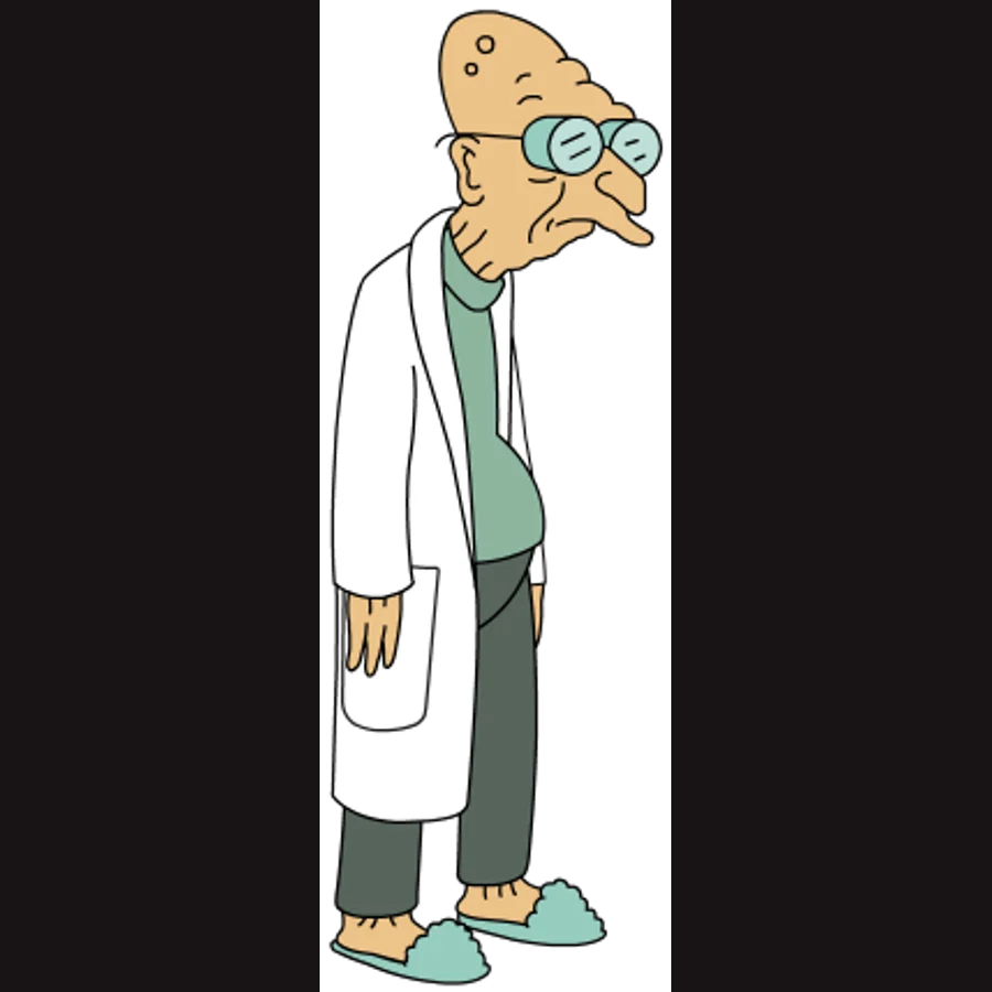 Professor Farnsworth — Futurama character artwork