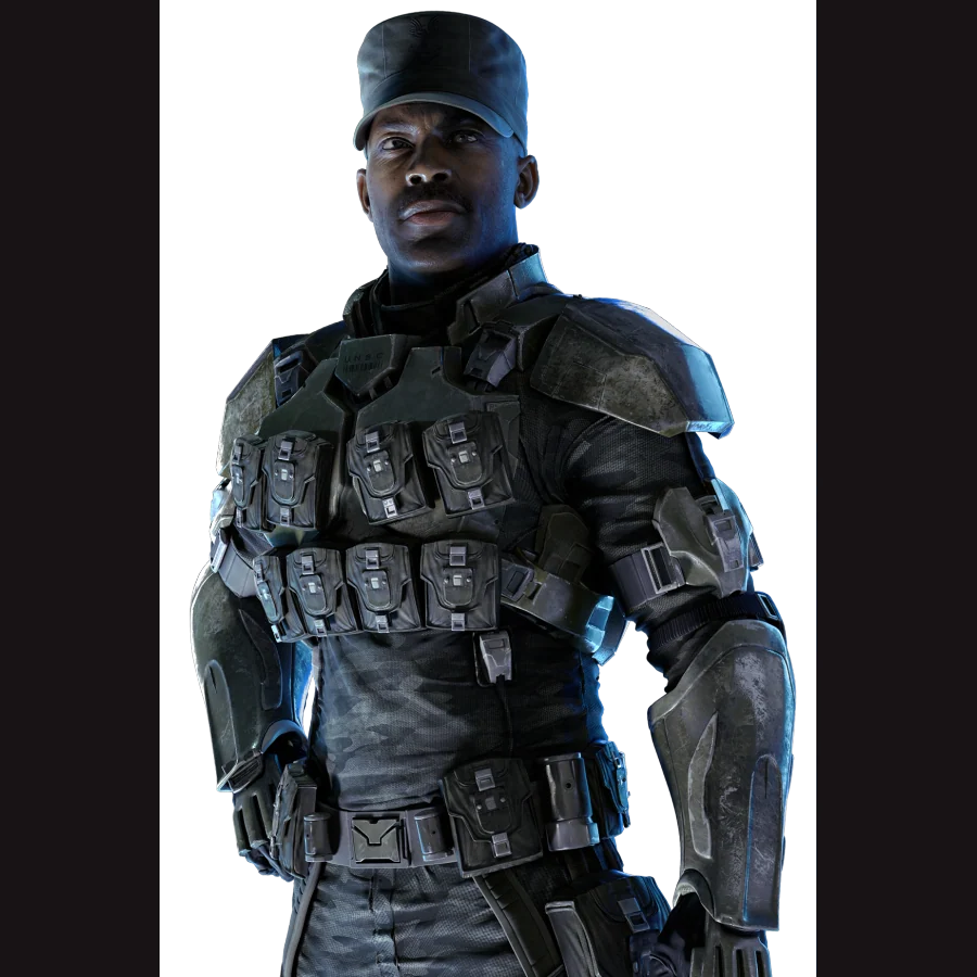 Avery Johnson — Halo character artwork