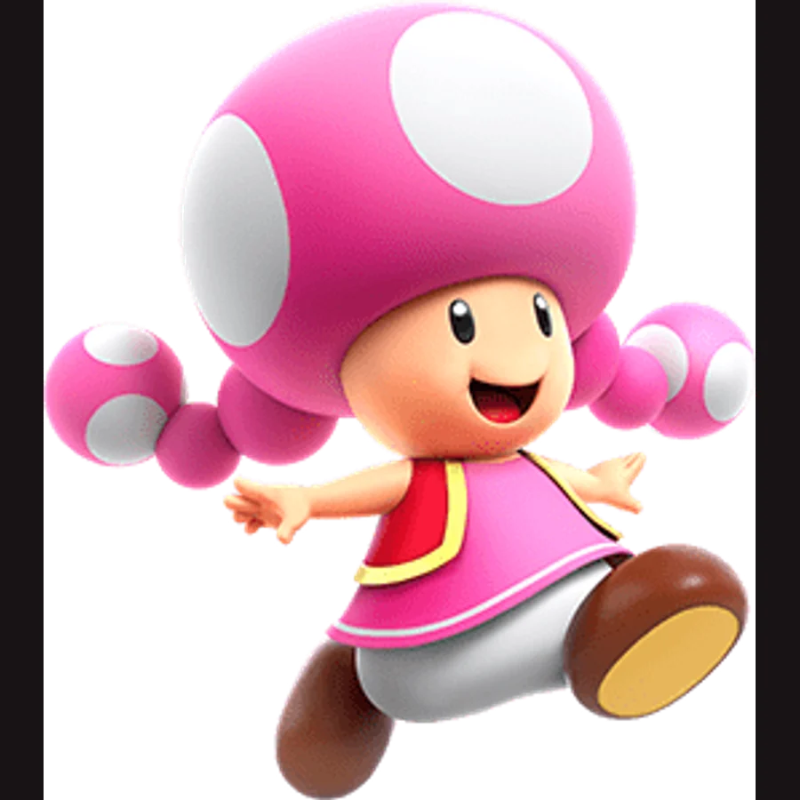 Toadette — Super Mario character artwork