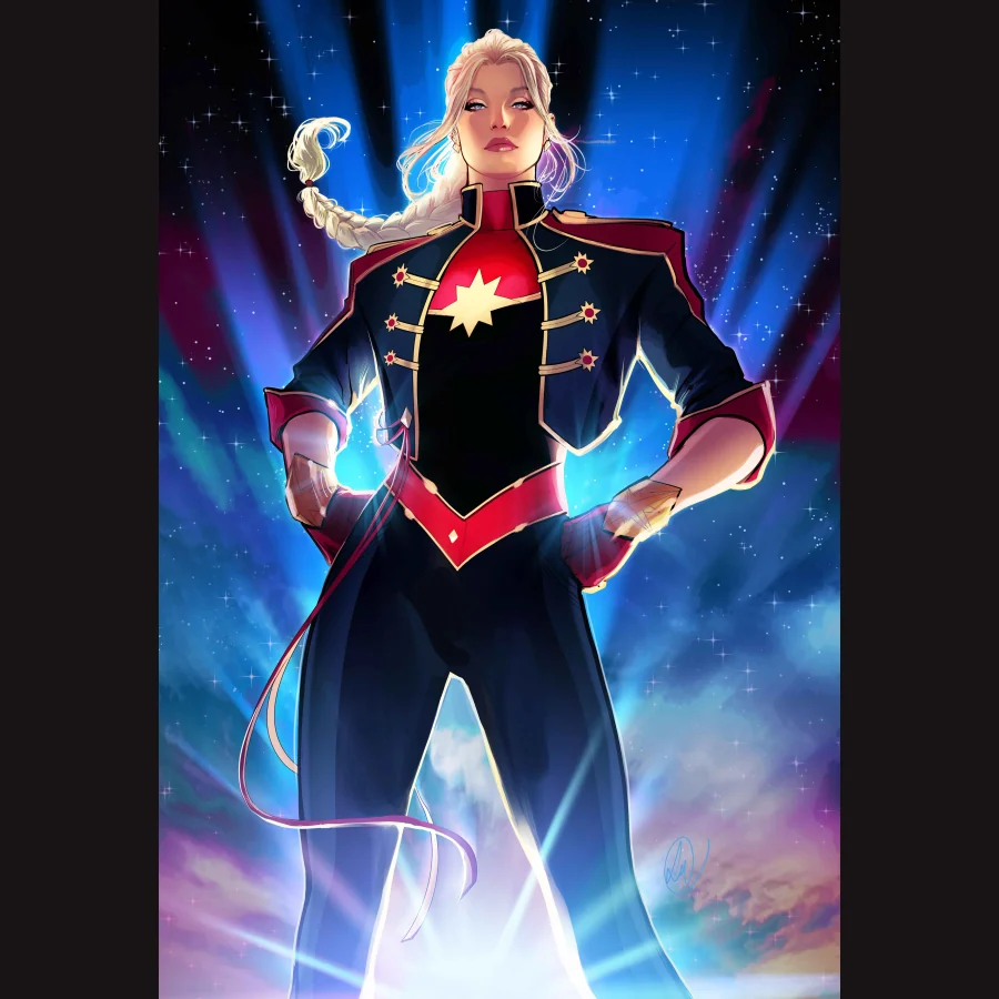 Captain Marvel — Marvel — Avengers character artwork