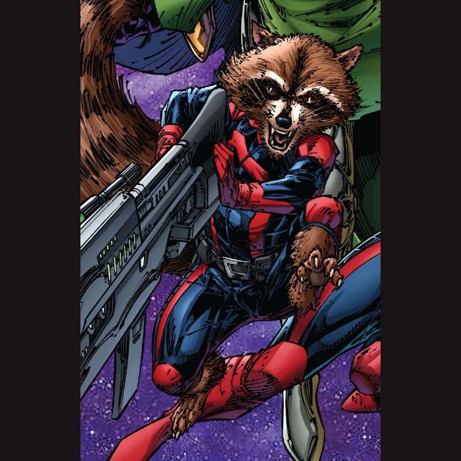 Rocket Raccoon — Marvel — Cosmic character artwork