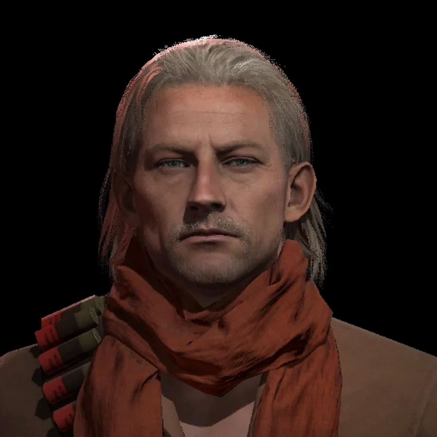 Revolver Ocelot — Metal Gear character artwork