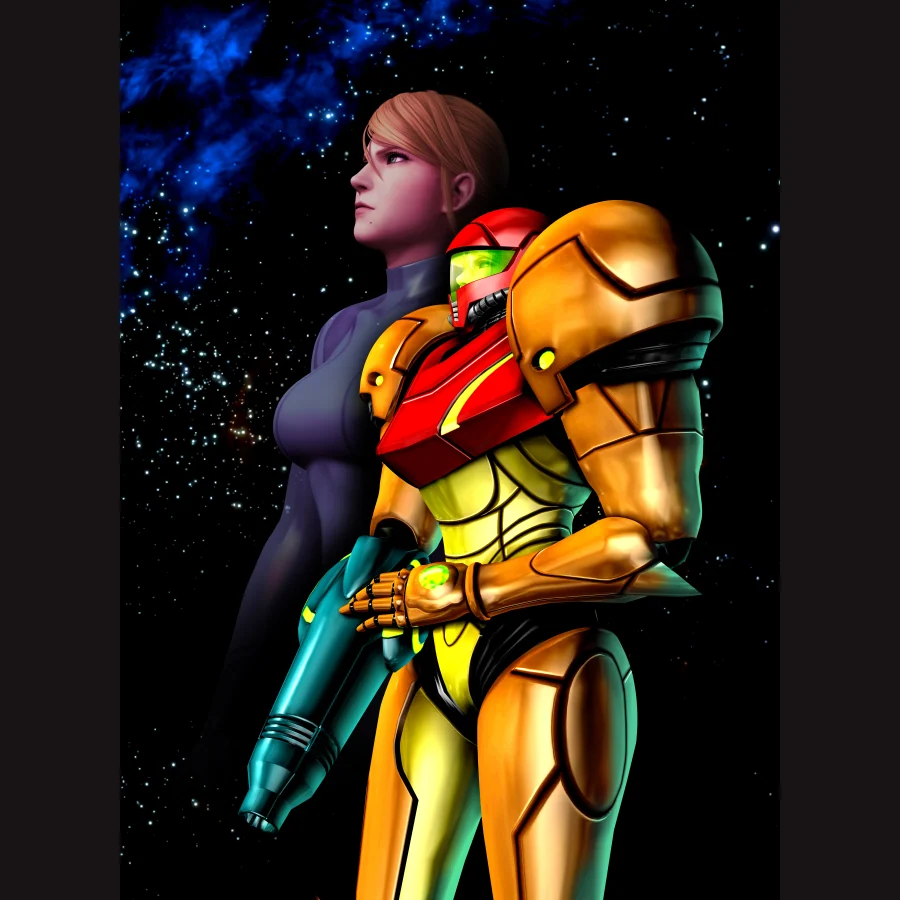 Samus Aran — Metroid character artwork