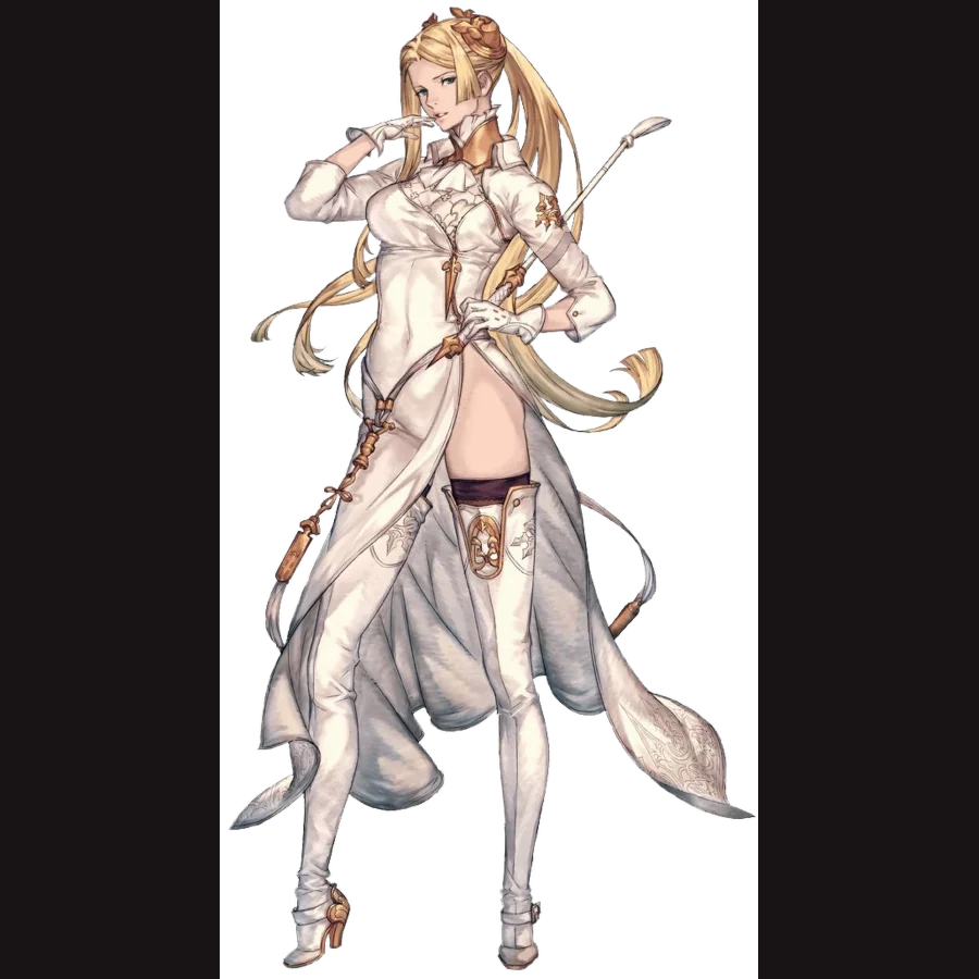Commander White — NieR character artwork