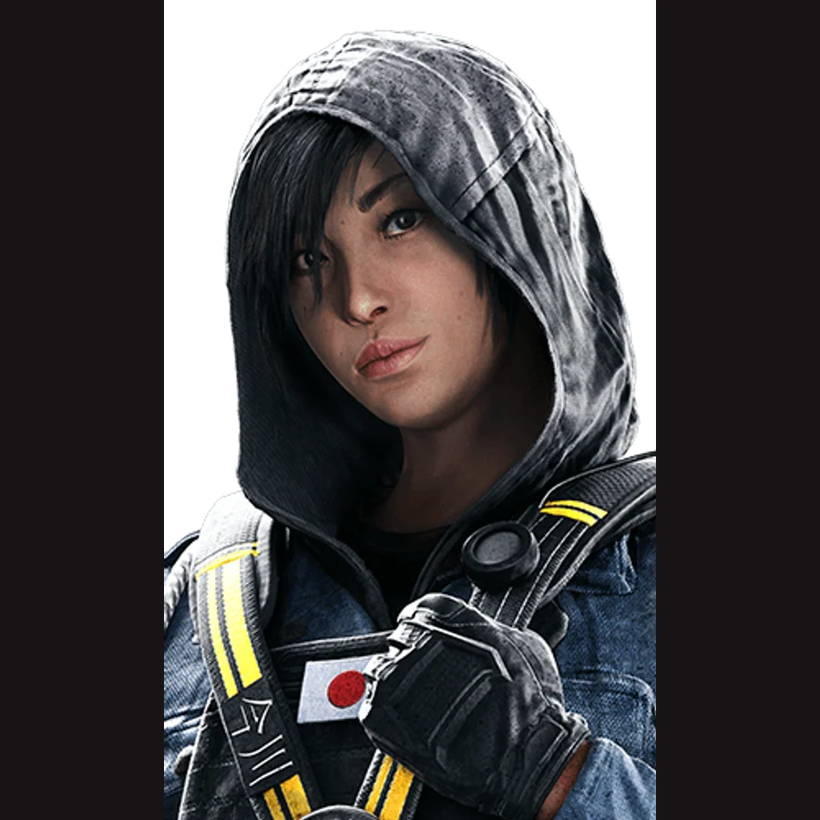 Hibana — Rainbow Six Siege official character artwork