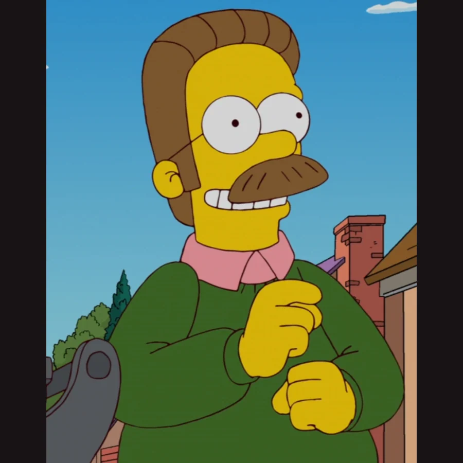 Ned Flanders — The Simpsons character artwork