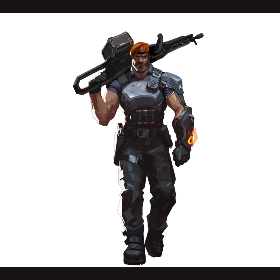 Brimstone — Valorant character artwork